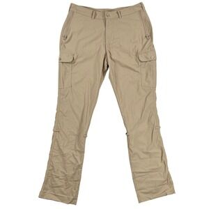 Clothing Arts P Cubed Pants Womens 10 33x31 Tan Pick Pocket Proof Roll Up Travel